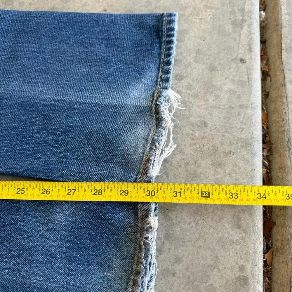 Levi's 517 Vintage Blue Wash Bootcut Denim Jeans